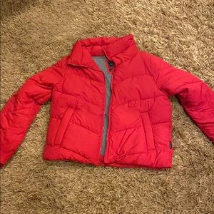 Red Abercrombie Jacket!